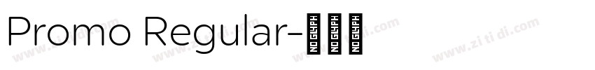 Promo Regular字体转换
